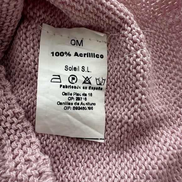 Going Home Set- 0m knit set pique in Blush - Picture 3 of 6